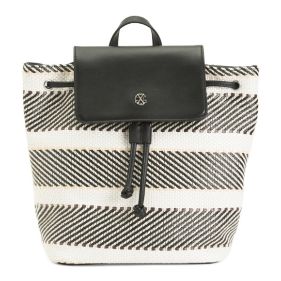 Christian Lacroix Handbags - CHRISTIAN LACROIX Angelique Black White Backpack
